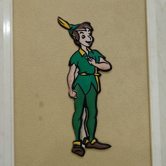🧚‍♂️VINTAGE🧚‍♂️ PETERPAN TINKERBELL WALL ART - Picture 2 of 4